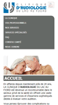 Mobile Screenshot of cliniquedaudiologie.com